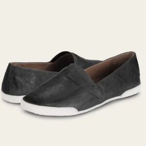 Frye Melanie Slip On Leather Sneakers black size 11 M
